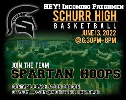 Incoming freshmen, join Basketball. Tryouts June 13th 6:30pm - 8pm 